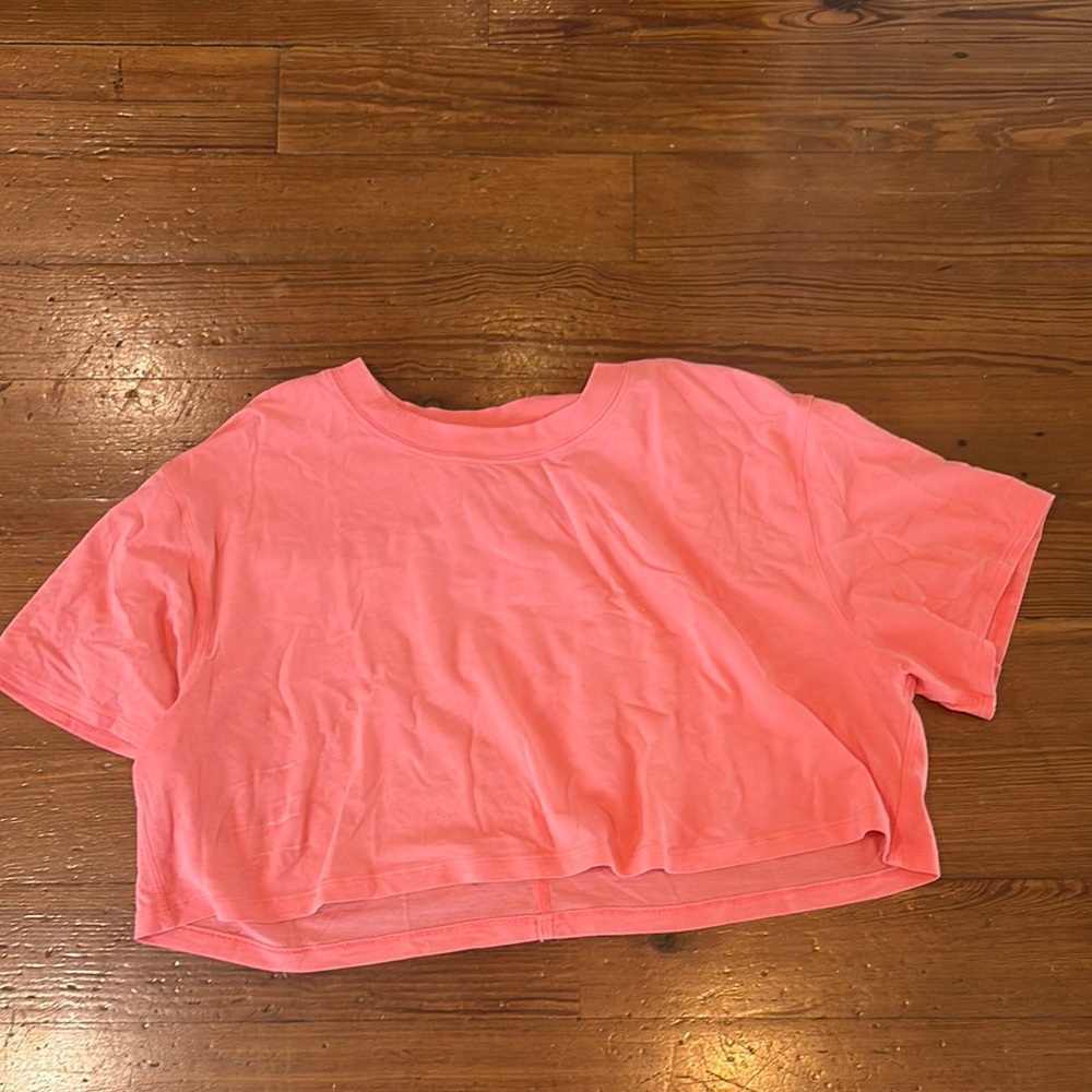 lululemon athletica Pink Crop Top